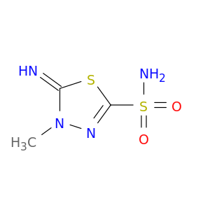 1,3,4-Thiadiazole-2-sulfonamide, 4,5-dihydro-5-imino-4-methyl-