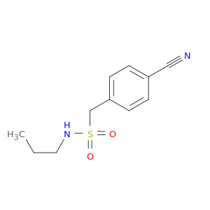 1-(4-Cyanophenyl)-N-propylmethanesulfonamide