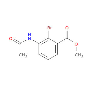 Methyl 3-acetamido-2-bromobenzoate
