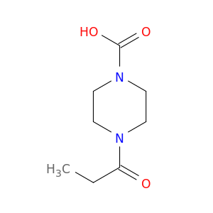 1-Piperazinecarboxylicacid, 4-(1-oxopropyl)-