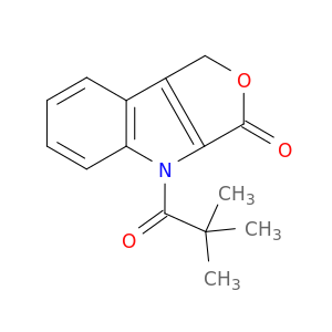 3H-Furo[3,4-b]indol-3-one, 4-(2,2-dimethyl-1-oxopropyl)-1,4-dihydro-