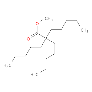 Heptanoic acid, 2,2-dipentyl-, methyl ester