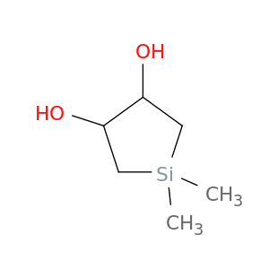 Silacyclopentane-3,4-diol, 1,1-dimethyl-