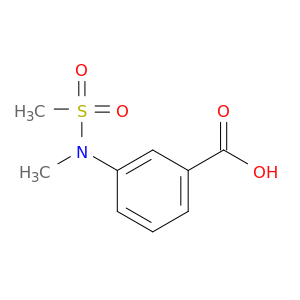 Benzoic acid, 3-[methyl(methylsulfonyl)amino]-