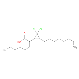 Octanoic acid, (2,2-dichloro-3-octylcyclopropyl)-