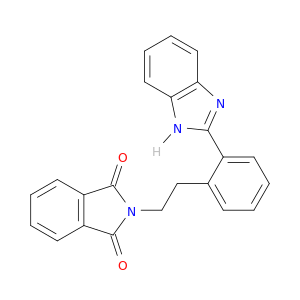 1H-Isoindole-1,3(2H)-dione, 2-[2-(1H-benzimidazol-2-ylphenyl)ethyl]-