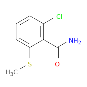 2-chloro-6-(methylsulfanyl)benzamide