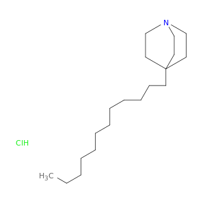 1-Azabicyclo[2.2.2]octane, 4-dodecyl-, hydrochloride