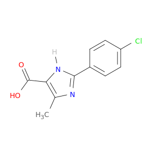 2-(4-CHLOROPHENYL)-5-METHYL-3H-IMIDAZOLE-4-CARBOXYLIC ACID