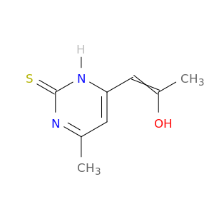 2(1H)-Pyrimidinethione, 6-(2-hydroxy-1-propen-1-yl)-4-methyl-