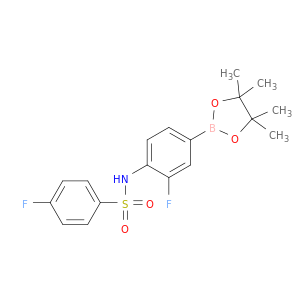 4-(4-氟苯磺酰基氨基)-3-氟苯基硼酸