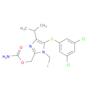1H-Imidazole-2-methanol,5-[(3,5-dichlorophenyl)thio]-1-(fluoromethyl)-4-(1-methylethyl)-, carbamate(ester) (9CI)