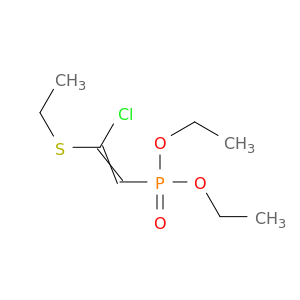 Phosphonic acid, [2-chloro-2-(ethylthio)ethenyl]-, diethyl ester