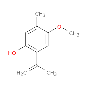 Phenol, 4-methoxy-5-methyl-2-(1-methylethenyl)-