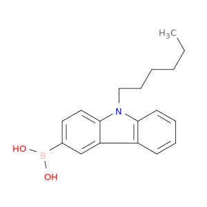 Boronic acid, (9-hexyl-9H-carbazol-3-yl)-