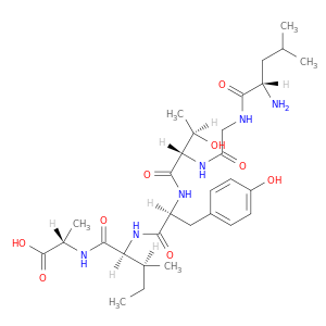 L-Alanine, L-leucylglycyl-L-threonyl-L-tyrosyl-L-isoleucyl-