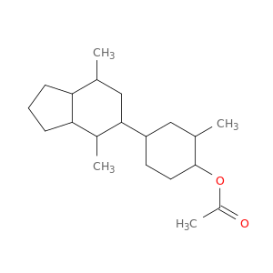 环己醇,2-甲基-4-(八氢盐-4,7-甲甲基-1H-茚-5-基)-,1-乙酸盐