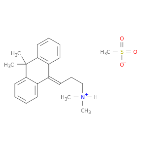 1-丙氨酸,3-(10,10-二甲基-9(10h)-蒽基)-N,N-二甲基-,甲磺酸盐(1：1)