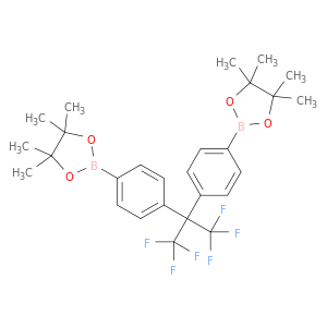2,2'-((全氟丙烷-2,2-二基)双(4,1-亚苯基))二(4,4,5,5-四甲基-1,3,2-二氧硼杂环戊烷)