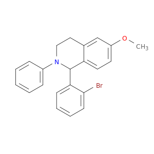 1-(2-BROMOPHENYL)-6-METHOXY-2-PHENYL-1,2,3,4-TETRAHYDROISOQUINOLINE