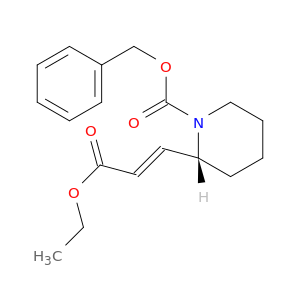 Ethyl N-Benzyloxycarbonyl-3-[(2R)-piperidinyl)]-2(E)-Propenoate