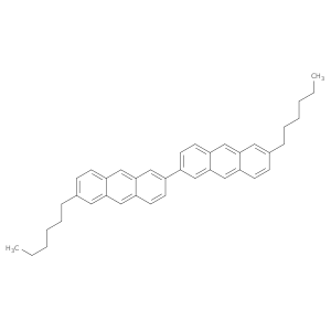 2,2'-Bianthracene, 6,6'-dihexyl-