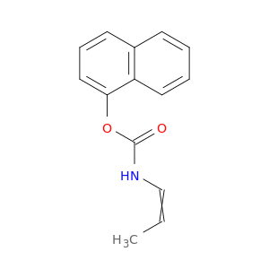 Carbamic acid, 1-propenyl-, 1-naphthalenyl ester