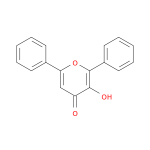4H-Pyran-4-one, 3-hydroxy-2,6-diphenyl-