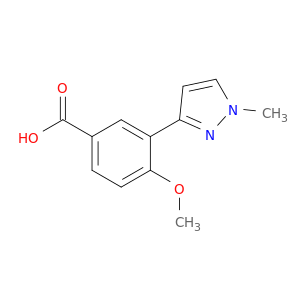 苯甲酸,4-甲氧基-3-(1-甲基-1H-吡唑-3-基)-