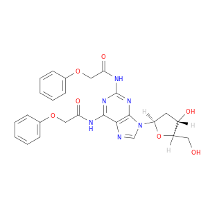 Adenosine, 2'-deoxy-N-(phenoxyacetyl)-2-[(phenoxyacetyl)amino]-