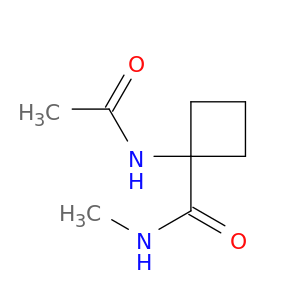 1-(乙酰氨基)-N-甲基环丁烷羧酰胺
