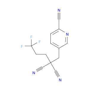 Propanedinitrile, [(6-cyano-3-pyridinyl)methyl](3,3,3-trifluoropropyl)-