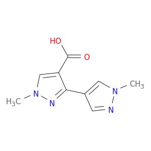 1-methyl-3-(1-methyl-1H-pyrazol-4-yl)-1H-pyrazole-4-carboxylic acid