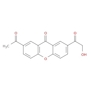 9H-Xanthen-9-one,2-acetyl-7-(2-hydroxyacetyl)-