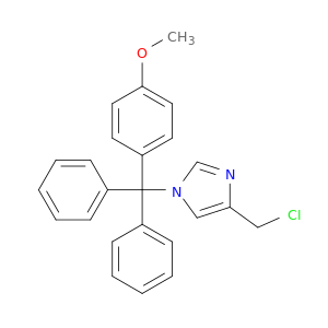 1H-Imidazole, 4-(chloromethyl)-1-[(4-methoxyphenyl)diphenylmethyl]-