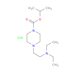 1-Piperazinecarboxylicacid, 4-[2-(diethylamino)ethyl]-, 1-methylethyl ester, hydrochloride (1:1)