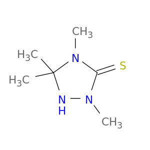 1,2,4-Triazolidine-3-thione, 2,4,5,5-tetramethyl-