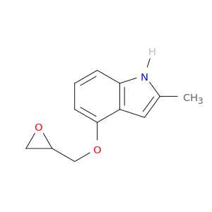 1H-Indole, 2-methyl-4-(oxiranylmethoxy)-