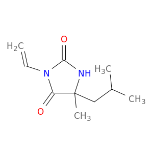 2,4-咪唑烷二酮,3-乙烯基-5-甲基-5-(2-甲基丙基)-