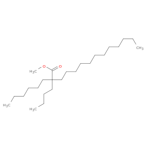 Tetradecanoic acid, 2-butyl-2-hexyl-, methyl ester