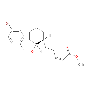 2-Pentenoic acid,5-[2-[(4-bromophenyl)methoxy]cyclohexyl]-, methyl ester, [1a(Z),2b]- (9CI)