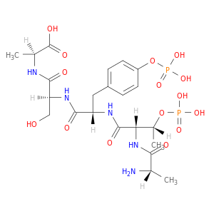 L-Alanine,N-[N-[N-(N-L-alanyl-O-phosphono-L-threonyl)-O-phosphono-L-tyrosyl]-L-seryl]-(9CI)