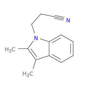 2,3-DIMETHYLINDOLE-1-PROPANENITRILE