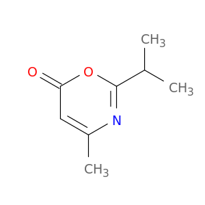 6H-1,3-Oxazin-6-one, 4-methyl-2-(1-methylethyl)-
