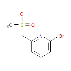 Pyridine, 2-bromo-6-[(methylsulfonyl)methyl]-