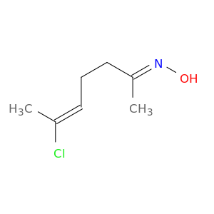 5-Hepten-2-one, 6-chloro-, oxime, (E,E)-