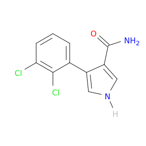 1H-Pyrrole-3-carboxamide, 4-(2,3-dichlorophenyl)-
