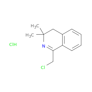 Isoquinoline, 1-(chloromethyl)-3,4-dihydro-3,3-dimethyl-, hydrochloride
