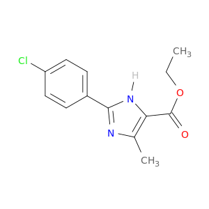 1H-Imidazole-5-carboxylicacid, 2-(4-chlorophenyl)-4-methyl-, ethyl ester