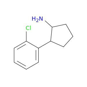 2-(2-chlorophenyl)cyclopentan-1-amine